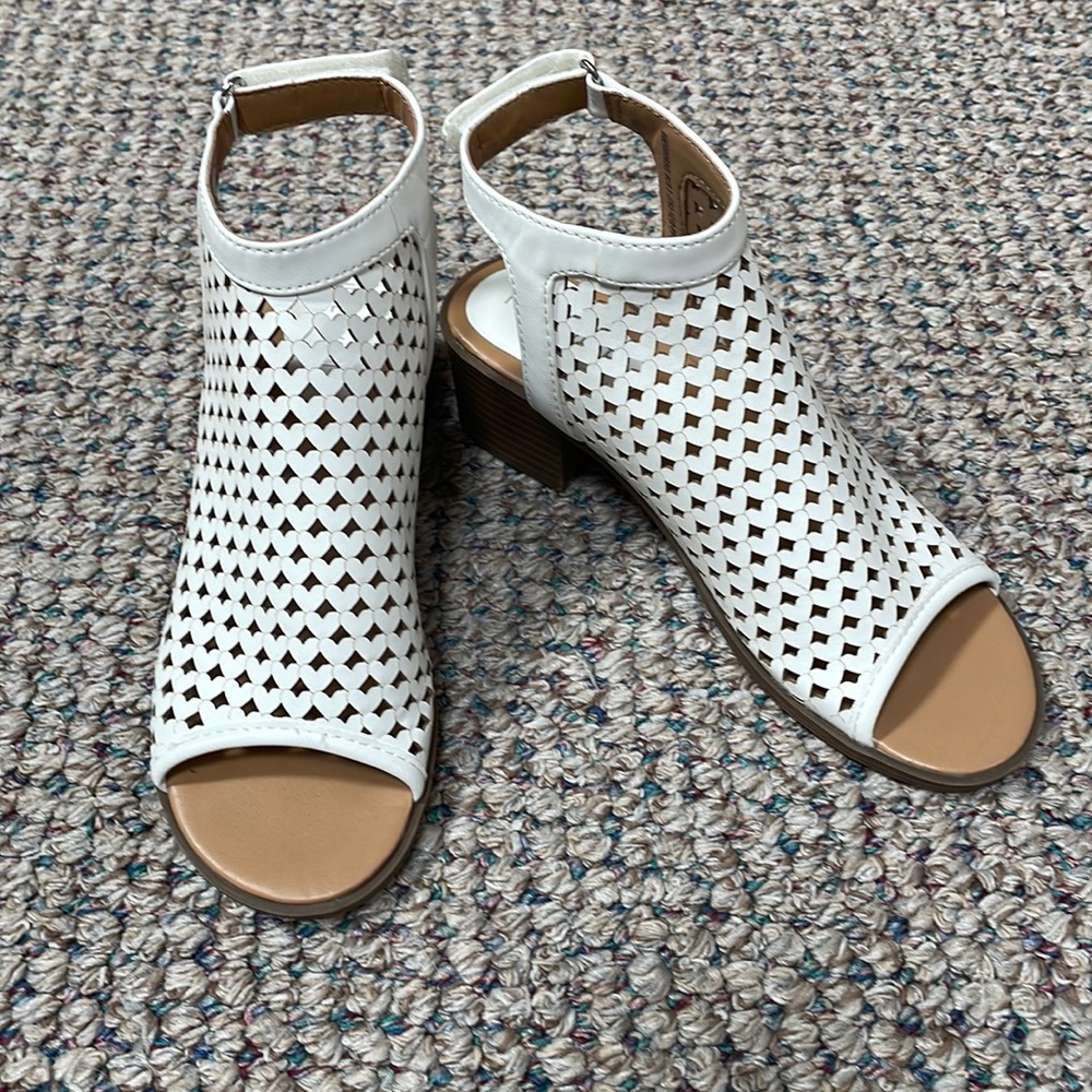 Open toed shoes